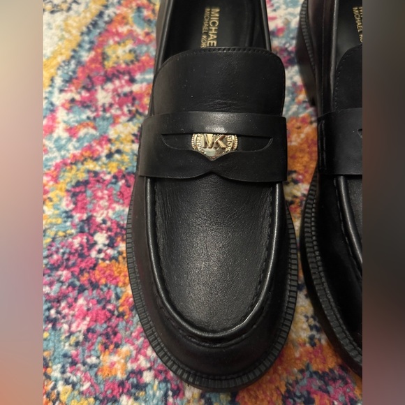 Michael Kors Eden Loafer- black leather - size 8 - Picture 6 of 8